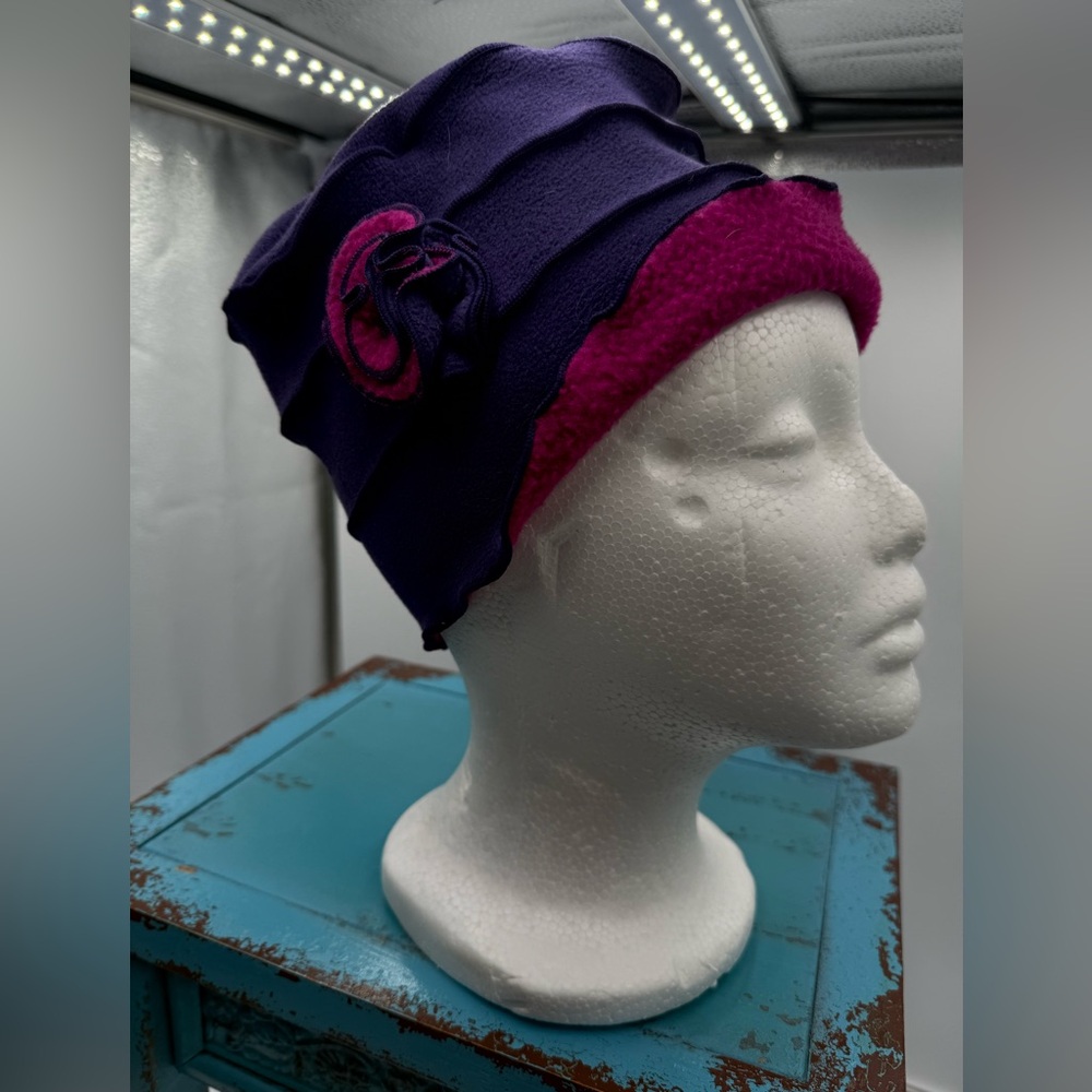 Mack & Co Bucket Colache Hat Size 5–6X  vibrant Purple and Raspberry Colors